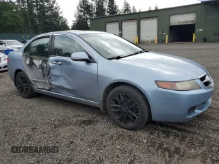 2004 Acura TSX with VIN JH4CL96854C020690, listed as a Copart auction lot 52648205 with 184,456 mi miles and Salvage Title. Bid and sale history available at carsss.com. Image 4.