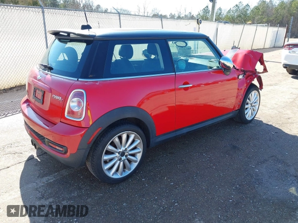 2011 MINI Hardtop S with VIN WMWSV3C52BTY13681, listed as a IAAI auction lot 41472000 with 105,754 mi miles and . Bid and sale history available at DreamBid. Image 4.