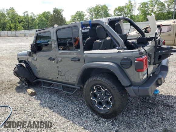 2022 Jeep Wrangler Unlimited Rubicon with VIN 1C4JJXR69NW206276, listed as a Copart auction lot 55247595 with 39,273 mi miles and Salvage title. Bid and sale history available at DreamBid. Image 2.