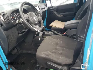 2018 Jeep Wrangler JK Unlimited Sport S with VIN 1C4BJWDG8JL860843, listed as a Copart auction lot 74480734 with 0 mi miles and Non Repairable. Bid and sale history available at carsss.com. Image 7.