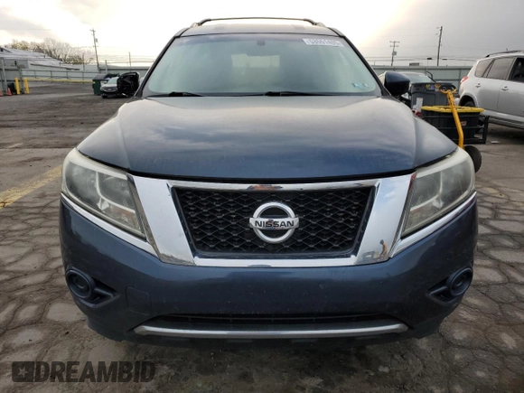 2014 Nissan Pathfinder S z VIN 5N1AR2MM6EC683780, wystawiony jako Copart lot #53551405 z przebiegiem 134 840 mil mil oraz Czysty tytuł • Clean title. Historia ofert i sprzedaży dostępna na DreamBid. Obrazek 5.