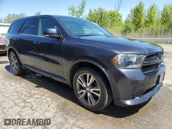 2013 Dodge Durango R/T with VIN 1C4SDJCT5DC698411, listed as a Copart auction lot 56406485 with 251,316 mi miles and Clean title. Bid and sale history available at DreamBid. Image 4.