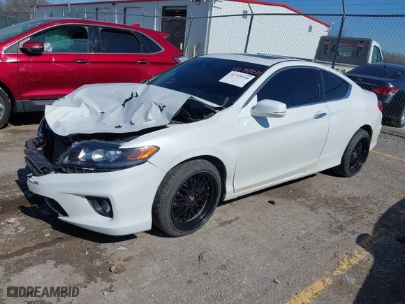 2014 Honda Accord Coupe EX-L with VIN 1HGCT1B82EA014501, listed as a IAAI auction lot 41769159 with 150,447 mi miles. Bid and sale history available at carsss.com. Image 17.
