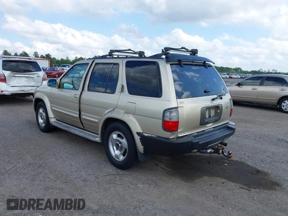 2000 Infiniti QX4 with VIN JNRAR07Y8YW081943, listed as a IAAI auction lot 41996017 with 191,201 mi miles and . Bid and sale history available at DreamBid. Image 3.