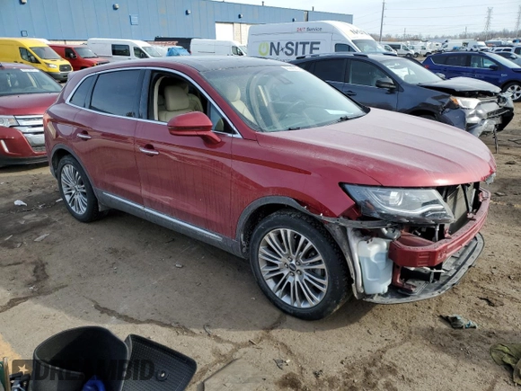 2017 Lincoln MKX Reserve with VIN 2LMPJ6LR5HBL41140, listed as a Copart auction lot 43236215 with 91,749 mi miles and Salvage Title. Bid and sale history available at carsss.com. Image 4.