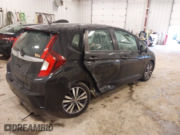 2015 Honda Fit EX-L with VIN 3HGGK5H84FM700823, listed as a IAAI auction lot 41488377 with 116,988 mi miles. Bid and sale history available at carsss.com. Image 4.