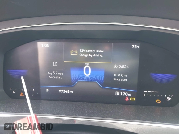 2022 Volkswagen Tiguan S z VIN 3VV1B7AX5NM056766, wystawiony jako IAAI lot #42024519 z przebiegiem 97 548 mil mil oraz . Historia ofert i sprzedaży dostępna na DreamBid. Obrazek 7.