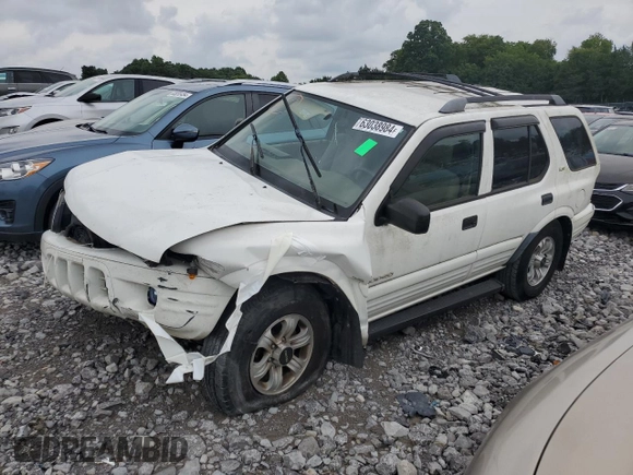 2001 Isuzu Rodeo S with VIN 4S2CK58W514313783, listed as a Copart auction lot 63038984 with 179,628 mi miles and Clean Title. Bid and sale history available at DreamBid. Image 1.