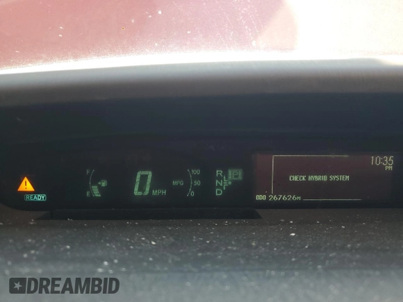 2011 Toyota Prius I z VIN JTDKN3DU2B0276062, wystawiony jako Copart lot #59941475 z przebiegiem 267 626 mil mil oraz Czysty tytuł • Clean title. Historia ofert i sprzedaży dostępna na DreamBid. Obrazek 9.