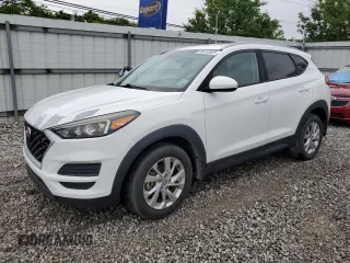 2019 Hyundai Tucson Value z VIN KM8J33A41KU925635, wystawiony jako Copart lot #58412925 z przebiegiem 95 889 mil mil oraz Czysty tytuł • Clean title. Historia ofert i sprzedaży dostępna na DreamBid. Obrazek 1.