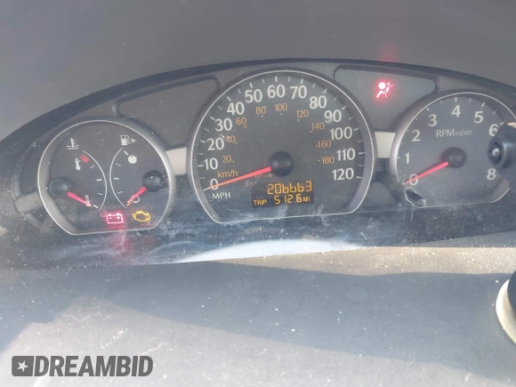 2004 Saturn ION with VIN 1G8AJ52F64Z123281, listed as a IAAI auction lot 41658784 with 206,663 mi miles. Bid and sale history available at carsss.com. Image 7.