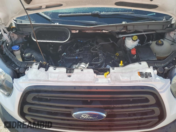 2019 Ford Transit with VIN 1FTYR2CGXKKB82195, listed as a Copart auction lot 74347834 with Not Provided miles and Salvage Title. Bid and sale history available at carsss.com. Image 12.