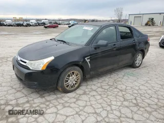 2008 Ford Focus SE with VIN 1FAHP35NX8W282330, listed as a Copart auction lot 87114734 with 122,786 mi miles and Clean title. Bid and sale history available at DreamBid. Image 1.
