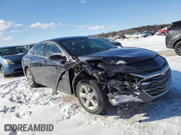 2022 Chevrolet Malibu LS with VIN 1G1ZB5ST2NF215673, listed as a Copart auction lot 45935285 with 33,234 mi miles and Salvage Title. Bid and sale history available at DreamBid. Image 4.