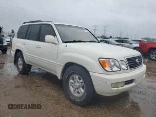 2000 Lexus LX 470 z VIN JT6HT00WXY0120728, wystawiony jako Copart lot #59509515 z przebiegiem 360 131 mil mil oraz Czysty tytuł • Clean title. Historia ofert i sprzedaży dostępna na DreamBid. Obrazek 4.
