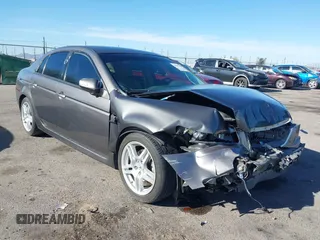 2008 Acura TL with VIN 19UUA66268A008704, listed as a IAAI auction lot 40993808 with 139,654 mi miles. Bid and sale history available at carsss.com. Image 6.