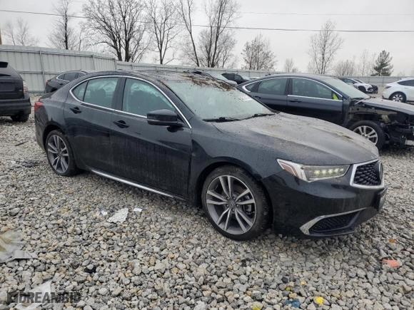 2019 Acura TLX w/Technology Pkg with VIN 19UUB2F45KA003086, listed as a Copart auction lot 86333114 with 76,112 mi miles and Clean Title. Bid and sale history available at carsss.com. Image 4.