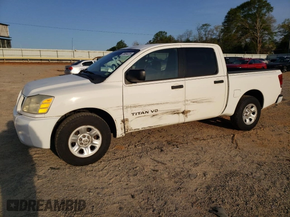 2005 Nissan Titan XE with VIN 1N6AA07A95N515022, listed as a Copart auction lot 53654225 with 208,460 mi miles and Salvage Title. Bid and sale history available at DreamBid. Image 1.