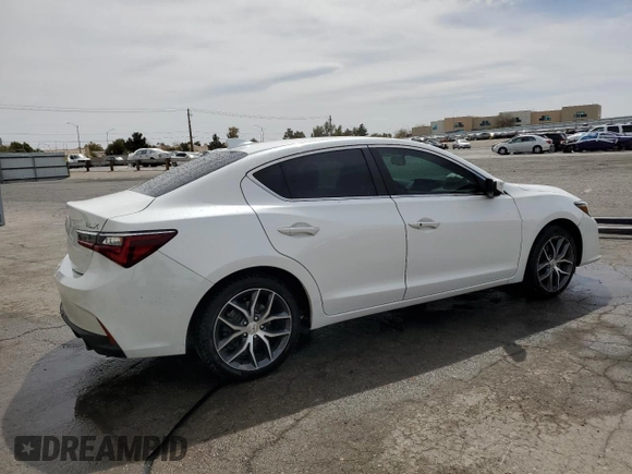2022 Acura ILX Premium with VIN 19UDE2F71NA004614, listed as a Copart auction lot 51388715 with 52,263 mi miles and Salvage Title. Bid and sale history available at DreamBid. Image 3.
