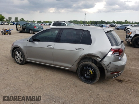 2019 Volkswagen Golf S z VIN 3VWG57AU4KM032408, wystawiony jako Copart lot #59868685 z przebiegiem 65 453 mil mil oraz Czysty tytuł • Clean title. Historia ofert i sprzedaży dostępna na DreamBid. Obrazek 2.