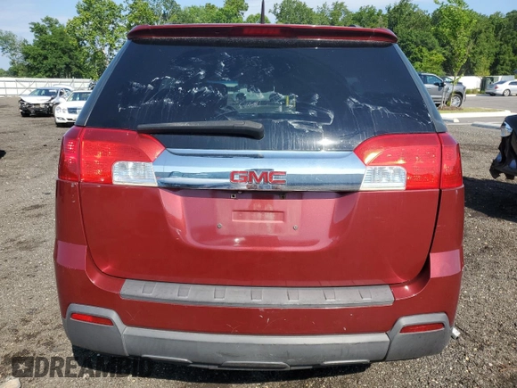 2010 GMC Terrain SLE-2 with VIN 2CTALDEW2A6403586, listed as a Copart auction lot 63490915 with 132,648 mi miles and Salvage title. Bid and sale history available at DreamBid. Image 6.
