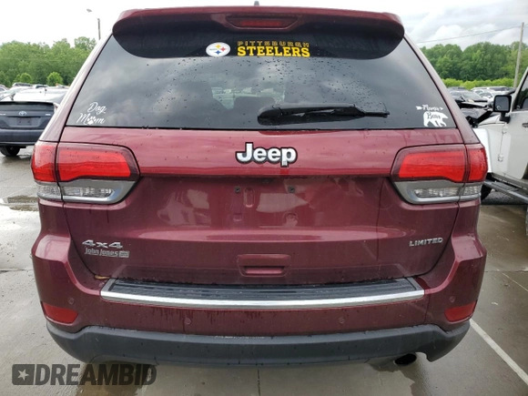 2020 Jeep Grand Cherokee Limited with VIN 1C4RJFBG0LC342956, listed as a Copart auction lot 55724645 with 88,841 mi miles and Salvage title. Bid and sale history available at DreamBid. Image 6.