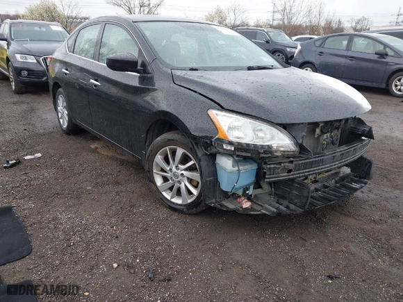 2013 Nissan Sentra SL with VIN 3N1AB7AP6DL752588, listed as a IAAI auction lot 41996447 with 9,663 mi miles. Bid and sale history available at carsss.com. Image 1.