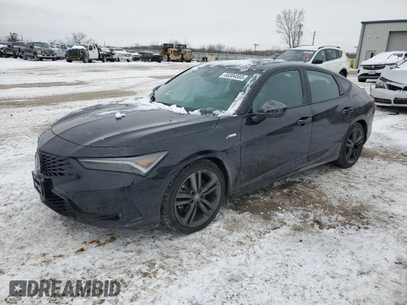 2024 Acura Integra w/A-Spec Package with VIN 19UDE4H34RA019183, listed as a Copart auction lot 45304555 with 14,811 mi miles and Salvage Title. Bid and sale history available at carsss.com. Image 1.