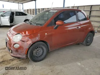 2012 FIAT 500 Pop with VIN 3C3CFFAR6CT269742, listed as a Copart auction lot 47490935 with 58,546 mi miles and Clean Title. Bid and sale history available at carsss.com. Image 1.