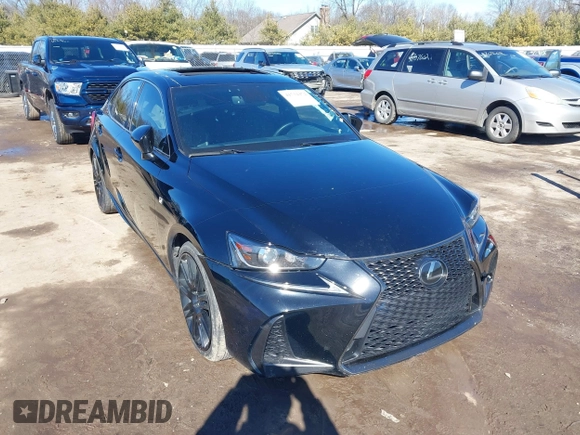 2019 Lexus IS 300 with VIN JTHC81D27K5035534, listed as a IAAI auction lot 41732472 with 70,089 mi miles and . Bid and sale history available at DreamBid. Image 1.