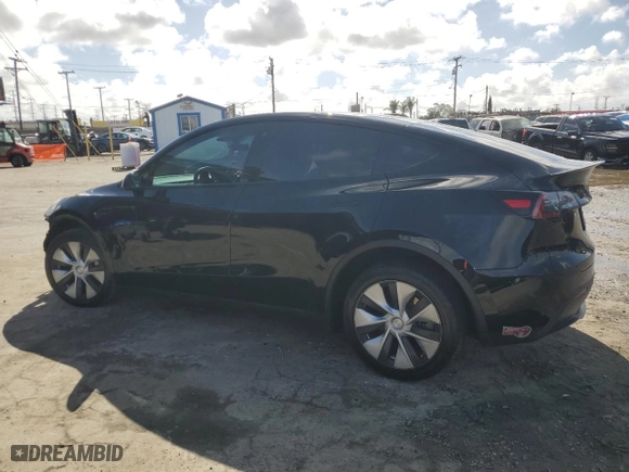 2022 Tesla Model Y Long Range with VIN 7SAYGDEE0NF551406, listed as a Copart auction lot 45467165 with 34,905 mi miles and Salvage Title. Bid and sale history available at carsss.com. Image 2.