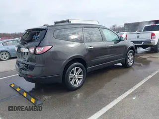 2017 Chevrolet Traverse LS with VIN 1GNKRFKD6HJ192586, listed as a IAAI auction lot 41694303 with 133,328 mi miles. Bid and sale history available at carsss.com. Image 4.