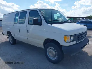 2003 Ford Econoline Cargo Super with VIN 1FTSS34L33HA32150, listed as a IAAI auction lot 42614685 with 129,769 mi miles and . Bid and sale history available at DreamBid. Image 1.
