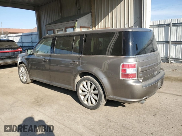 2014 Ford Flex SEL z VIN 2FMGK5C89EBD38280, wystawiony jako Copart lot #47172445 z przebiegiem 221 729 mil mil oraz Tytuł czysty. Historia ofert i sprzedaży dostępna na DreamBid. Obrazek 2.