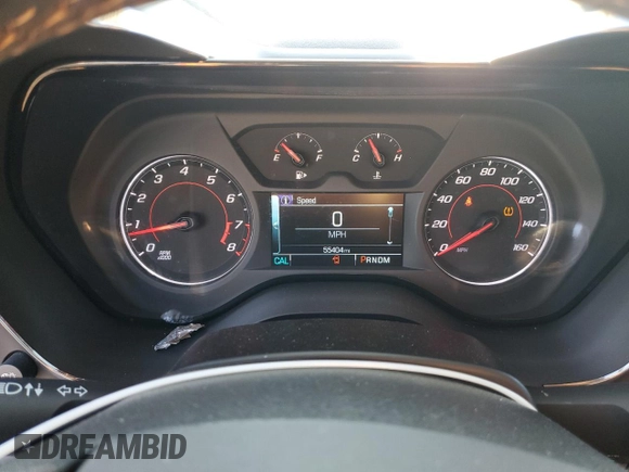2018 Chevrolet Camaro 2LT with VIN 1G1FD1RX8J0108400, listed as a Copart auction lot 81160354 with 55,404 mi miles and Salvage Title. Bid and sale history available at carsss.com. Image 9.