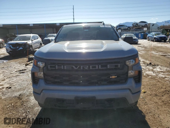2024 Chevrolet Silverado 1500 Custom with VIN 3GCPDBEK6RG223886, listed as a Copart auction lot 41751785 with 23,300 mi miles and Salvage Title. Bid and sale history available at DreamBid. Image 5.