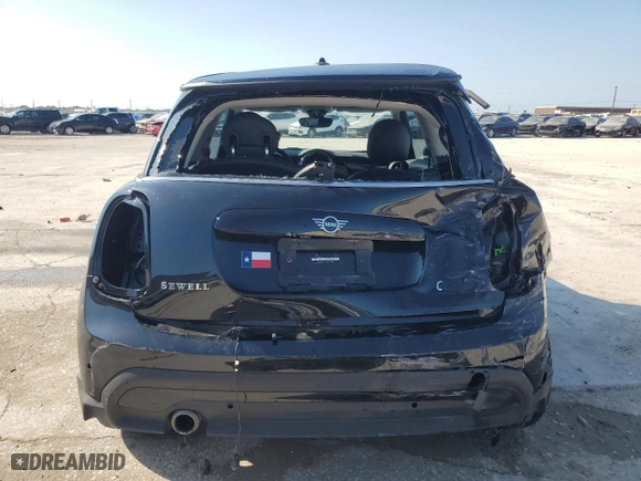 2023 MINI Hardtop 2 Door Cooper with VIN WMW33DH09P2T55387, listed as a Copart auction lot 71666664 with 24,609 mi miles and Salvage Title. Bid and sale history available at carsss.com. Image 6.