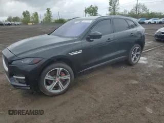 2017 Jaguar F-Pace 35t R-Sport with VIN SADCL2BV5HA051397, listed as a Copart auction lot 58474195 with 139,756 mi miles and Clean title. Bid and sale history available at DreamBid. Image 1.