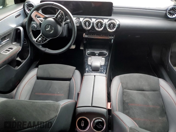 2022 Mercedes-Benz A 220 with VIN W1K3G4FB4NJ365135, listed as a Copart auction lot 53112635 with Not Provided miles and Salvage Title. Bid and sale history available at DreamBid. Image 8.
