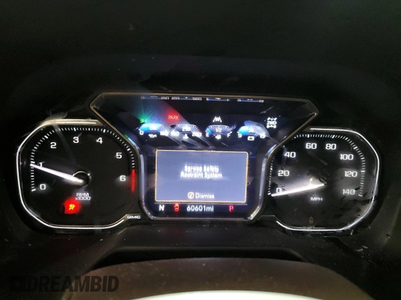 2021 GMC Yukon XL SLT with VIN 1GKS2GKD1MR434218, listed as a Copart auction lot 82777494 with 60,601 mi miles and Salvage Title. Bid and sale history available at carsss.com. Image 9.