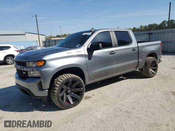 2022 Chevrolet Silverado 1500 Custom with VIN 3GCPWBEK3NG122261, listed as a Copart auction lot 49619415 with 87,940 mi miles and Clean Title. Bid and sale history available at DreamBid. Image 1.