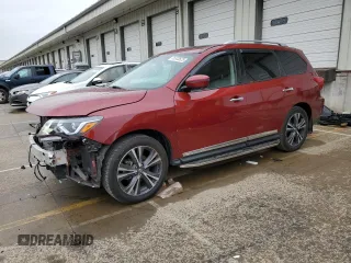 2018 Nissan Pathfinder S z VIN 5N1DR2MMXJC620138, wystawiony jako Copart lot #55303625 z przebiegiem 88 385 mil mil oraz Szkoda całkowita • Salvage title. Historia ofert i sprzedaży dostępna na DreamBid. Obrazek 1.