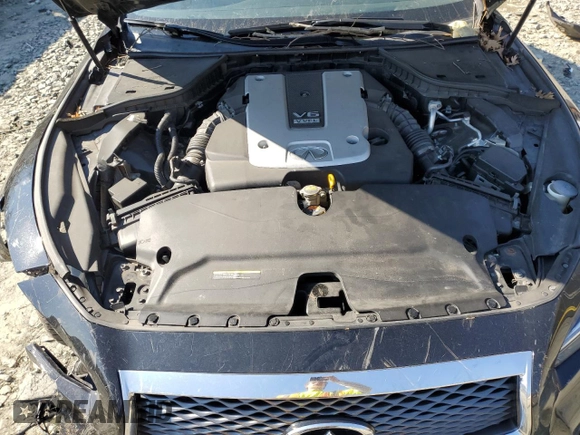 2014 Infiniti Q50 Premium with VIN JN1BV7AR2EM689221, listed as a Copart auction lot 46914095 with 113,015 mi miles and Salvage Title. Bid and sale history available at carsss.com. Image 11.