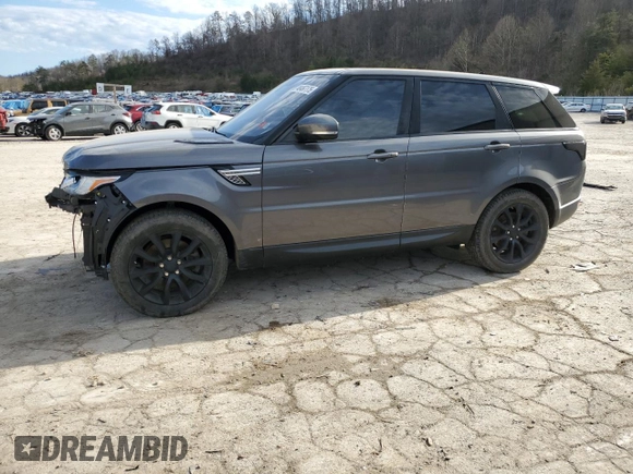 2016 Land Rover Range Rover Sport HSE with VIN SALWR2VF0GA571414, listed as a Copart auction lot 46457175 with 101,091 mi miles and Salvage Title. Bid and sale history available at DreamBid. Image 1.