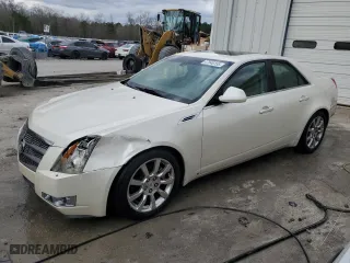 2008 Cadillac CTS RWD w/1SB with VIN 1G6DV57V480182771, listed as a Copart auction lot 47546155 with 193,739 mi miles and Salvage Title. Bid and sale history available at carsss.com. Image 1.