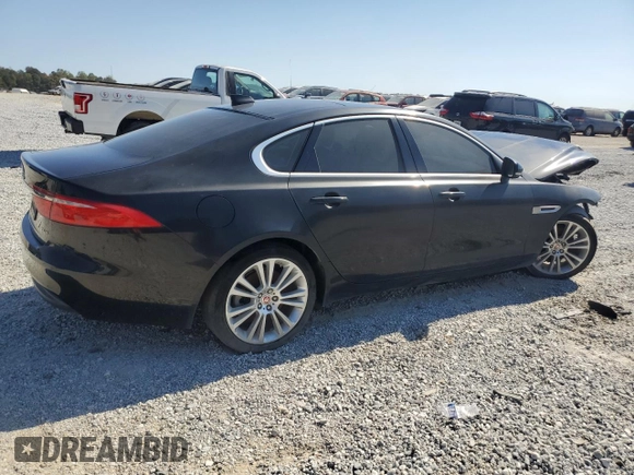2017 Jaguar XF 20d Prestige with VIN SAJBE4BN9HCY44527, listed as a Copart auction lot 76555354 with 0 mi miles and Salvage Title. Bid and sale history available at carsss.com. Image 3.