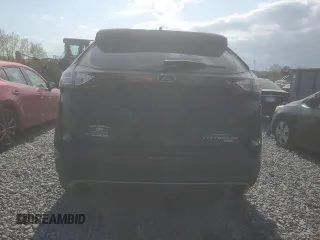2017 Ford Edge Titanium with VIN 2FMPK4K95HBB21267, listed as a Copart auction lot 51630225 with 144,746 mi miles and Salvage Title. Bid and sale history available at carsss.com. Image 6.