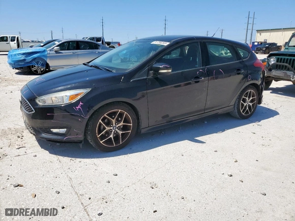 2016 Ford Focus SE with VIN 1FADP3K20GL337098, listed as a Copart auction lot 51738255 with 90,946 mi miles and Salvage Title. Bid and sale history available at carsss.com. Image 1.