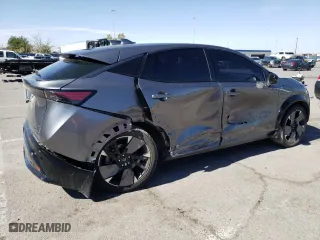 2023 Nissan ARIYA PLATINUM+ with VIN JN1DF0CDXPM705859, listed as a Copart auction lot 62104924 with 7,658 mi miles and Salvage Title. Bid and sale history available at carsss.com. Image 3.