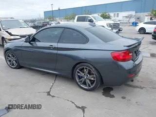 2015 BMW 2 Series M235i with VIN WBA1J7C50FV358774, listed as a IAAI auction lot 41559637 with 82,344 mi miles and . Bid and sale history available at carsss.com. Image 3.
